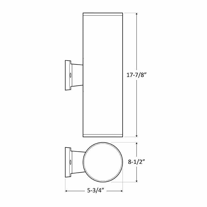 Westgate - WMCL-UDL-MCT-BK - Wall Mount - Black