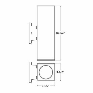 Westgate - WMCS-UDL-MCT-BK-DT - Wall Mount - Black