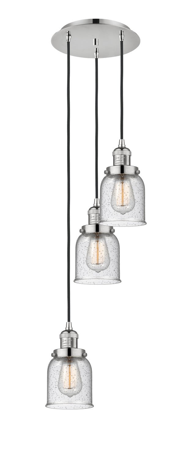 Innovations - 113F-3P-PN-G54 - Three Light Pendant - Franklin Restoration - Polished Nickel