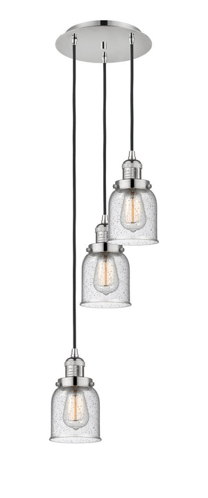 Innovations - 113F-3P-PN-G54 - Three Light Pendant - Franklin Restoration - Polished Nickel