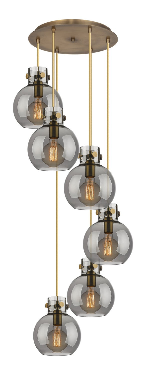 Innovations - 116-410-1PS-BB-G410-8SM - LED Pendant - Newton - Brushed Brass