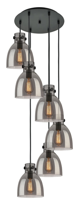 Innovations - 116-410-1PS-BK-G412-8SM - Two Light Pendant - Downtown Urban - Matte Black