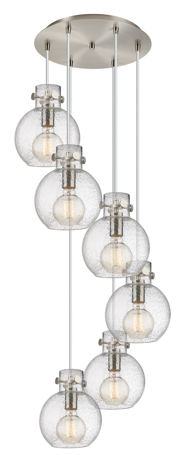 Innovations - 116-410-1PS-SN-G410-8SDY - Eight Light Pendant - Newton - Brushed Satin Nickel