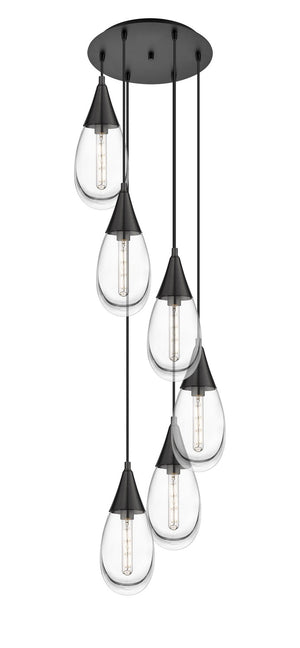 Innovations - 116-450-1P-BK-G450-6CL - LED Pendant - Downtown Urban - Matte Black