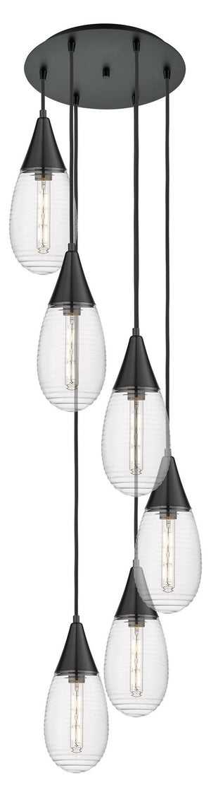 Innovations - 116-450-1P-BK-G450-6SCL - LED Pendant - Downtown Urban - Matte Black