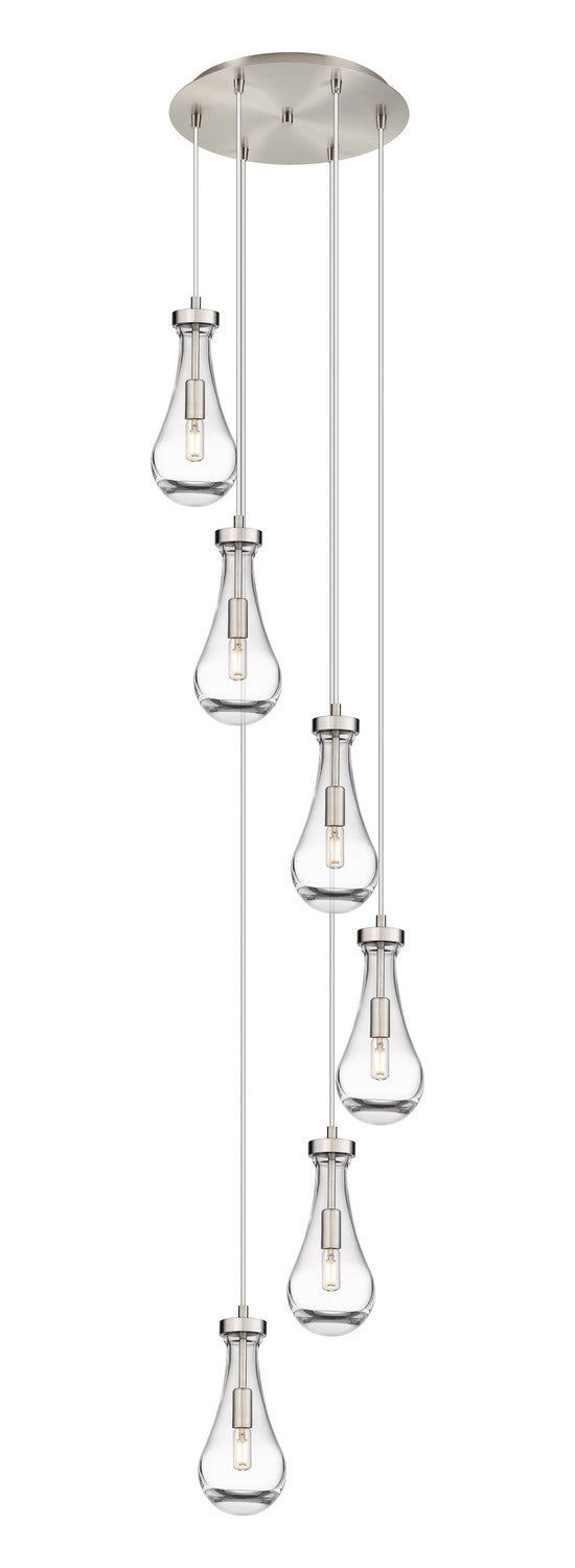 Innovations - 116-451-1P-SN-G451-5CL - LED Pendant - Downtown Urban - Brushed Satin Nickel