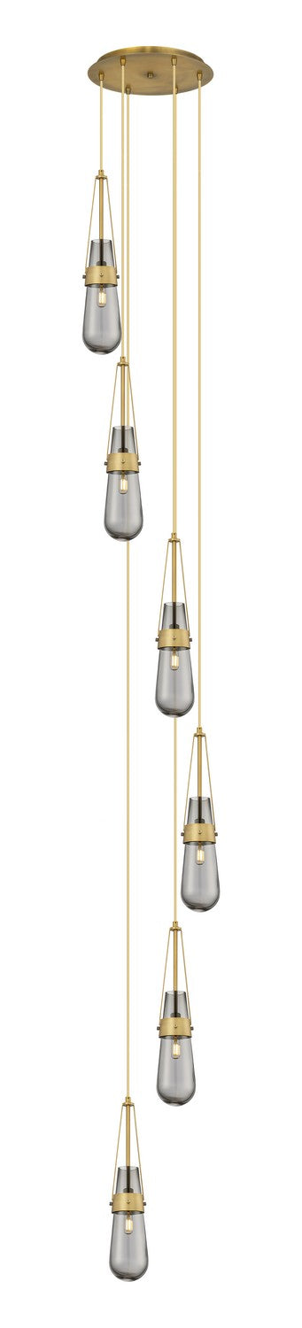 Innovations - 116-452-1P-BB-G452-4SM - LED Pendant - Downtown Urban - Brushed Brass