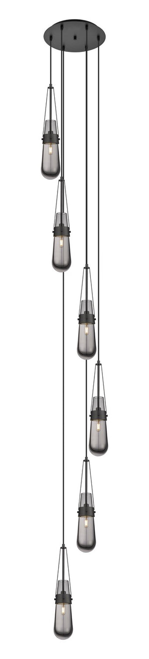 Innovations - 116-452-1P-BK-G452-4SM - LED Pendant - Downtown Urban - Matte Black