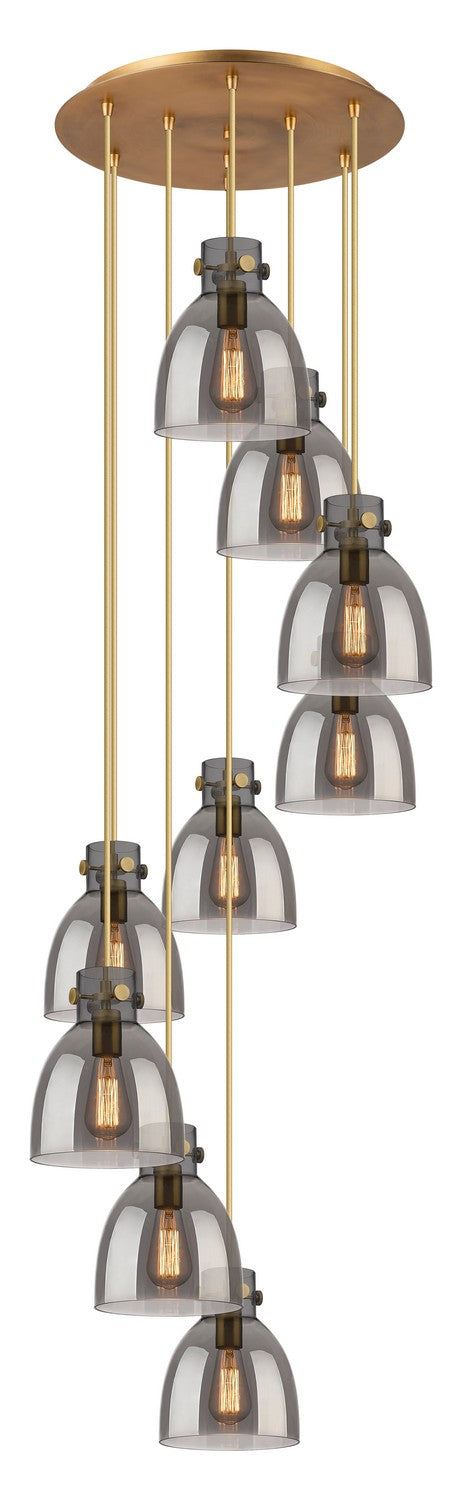 Innovations - 119-410-1PS-BB-G412-8SM - One Light Pendant - Downtown Urban - Brushed Brass