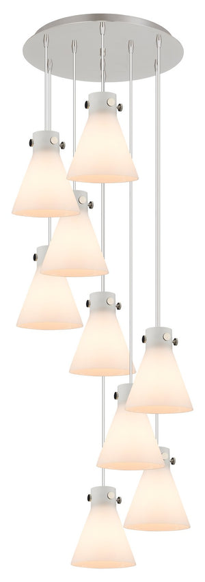 Innovations - 119-410-1PS-PN-G411-8WH - Six Light Pendant - Downtown Urban - Polished Nickel