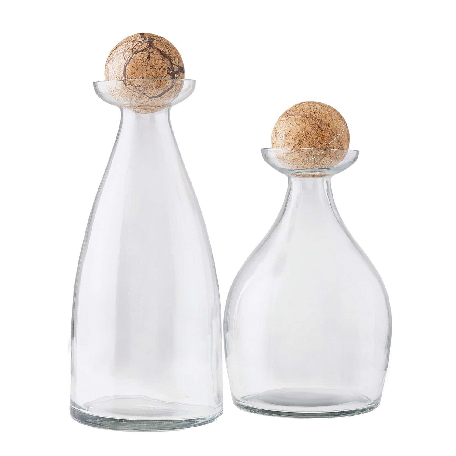 Arteriors - ARI05 - Decanters, Set of 2 - Thayer - Clear