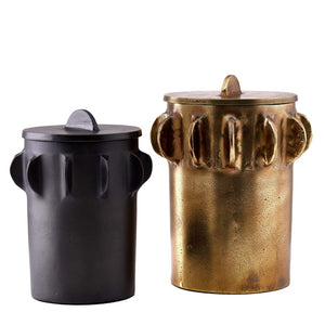 Arteriors - ARI06 - Containers, Set of 2 - Tiberius - Blackened