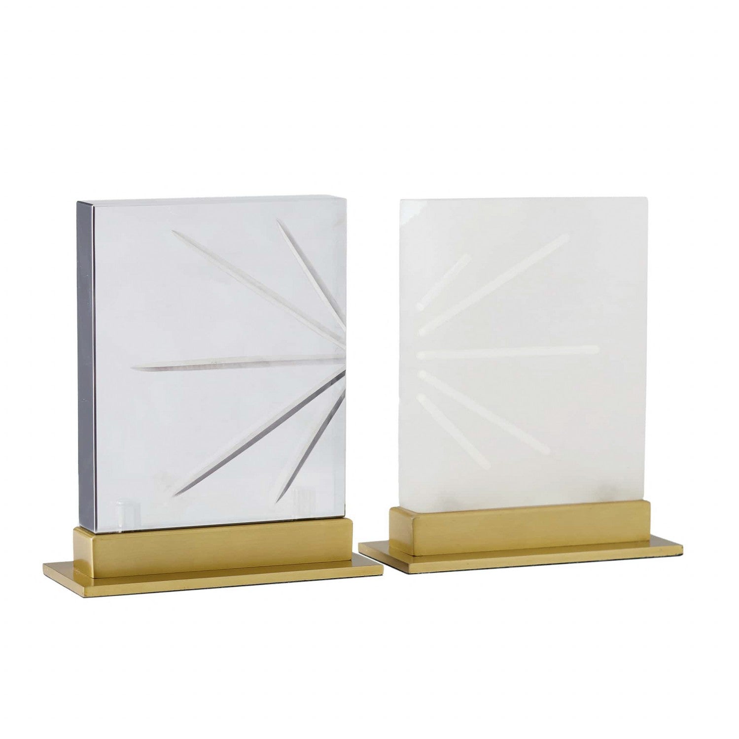 Arteriors - ATC01 - Sculptures, Set of 2 - Veridians - White