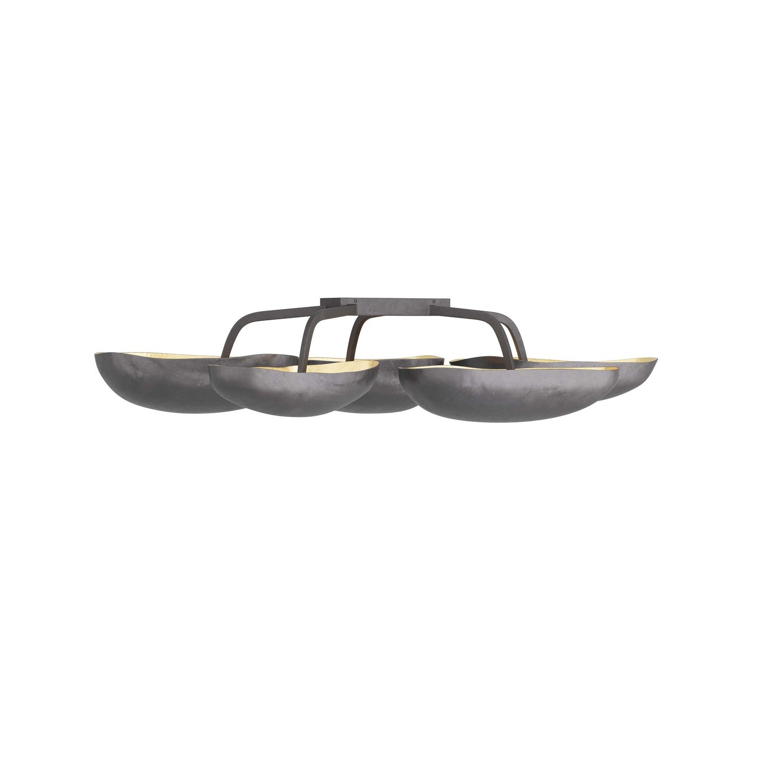 Arteriors - DFI02 - 13 Light Flush Mount - Theo - Blackened Iron