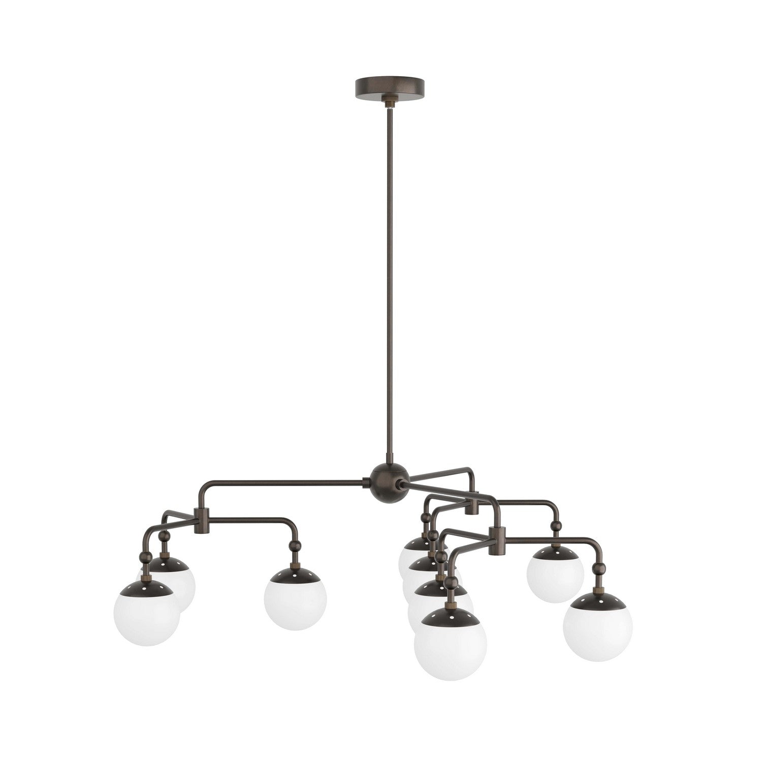 Arteriors - DLC02 - Nine Light Chandelier - Utica - English Bronze