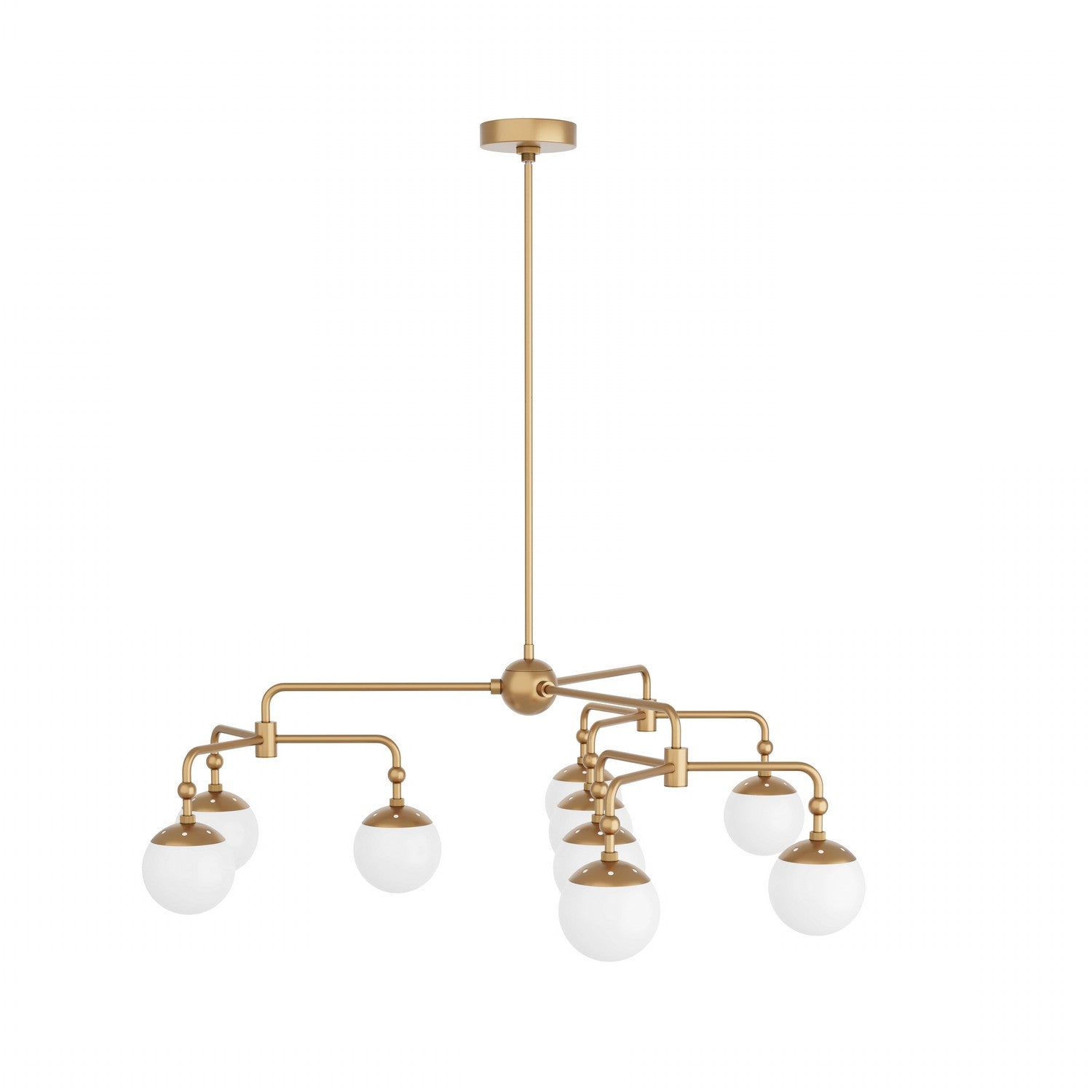 Arteriors - DLC03 - Nine Light Chandelier - Utica - Antique Brass