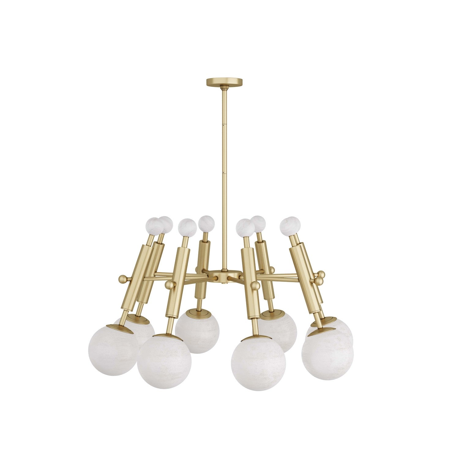 Arteriors - DMC05 - Eight Light Chandelier - Verona - Antique Brass