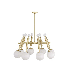 Arteriors - DMC05 - Eight Light Chandelier - Verona - Antique Brass