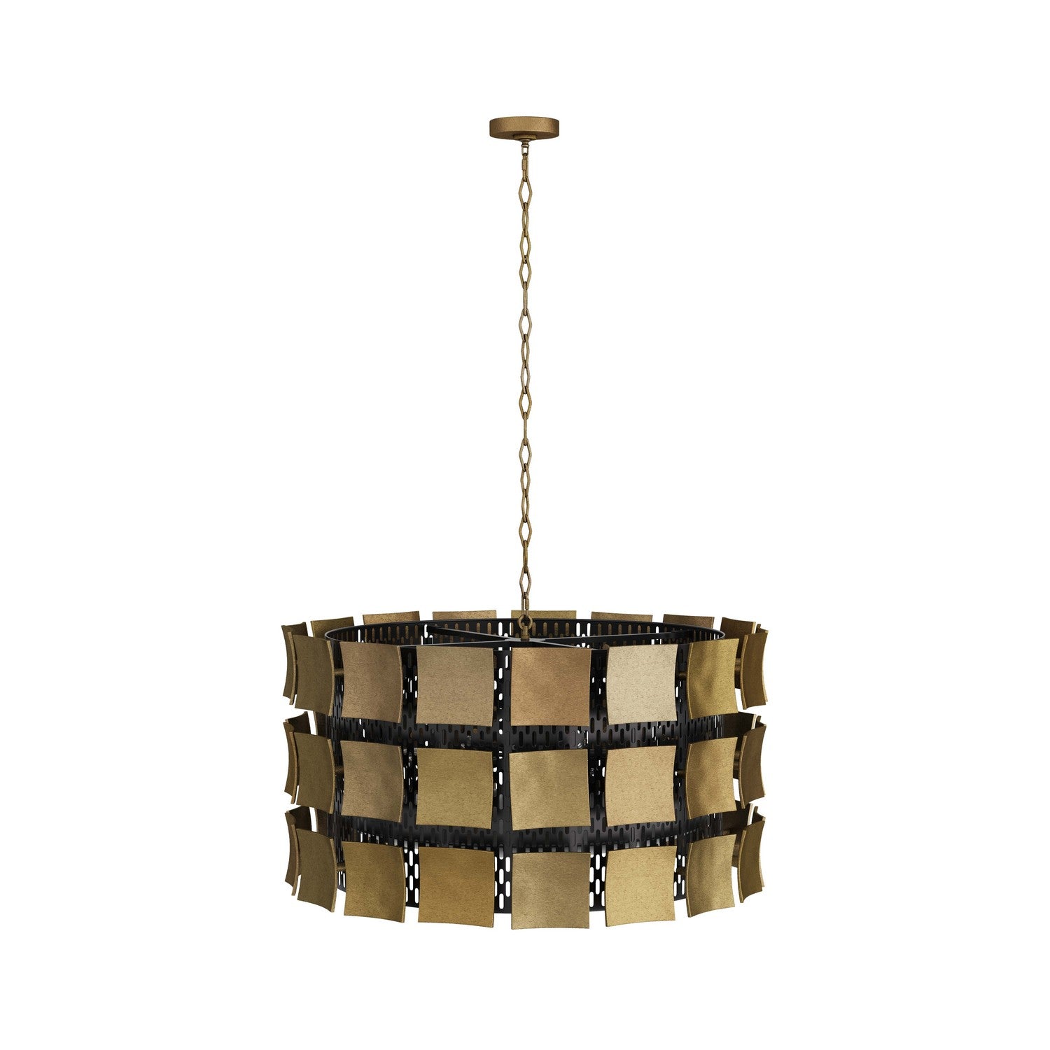 Arteriors - DMI01 - Six Light Chandelier - Wells - Antique Brass