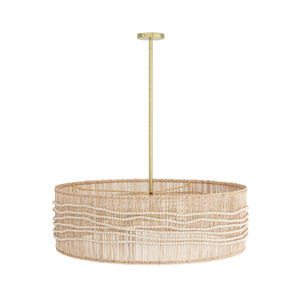 Arteriors - DMS01 - Six Light Chandelier - Mila - Natural