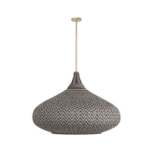 Arteriors - DMS05 - One Light Pendant - Tulum - Black