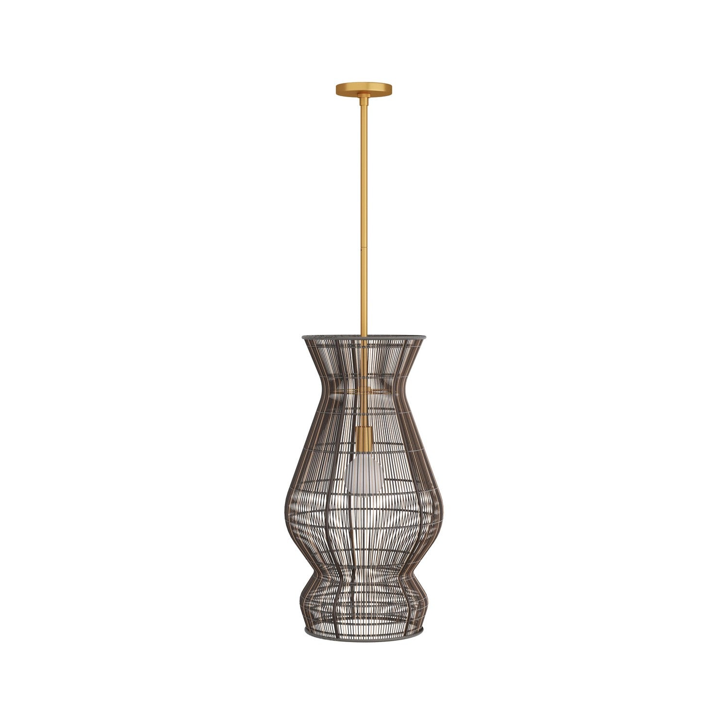 Arteriors - DPS05 - One Light Pendant - Turks - Dark Brown Stained