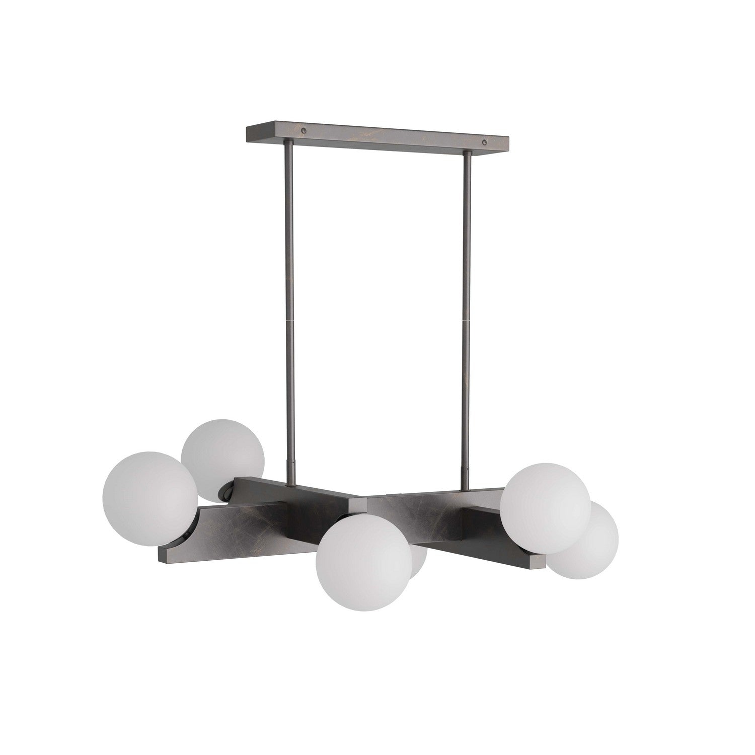 Arteriors - DRC02 - Six Light Chandelier - Tallow - English Bronze