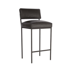 Arteriors - FSI02 - Bar Stool - Topanga - Graphite