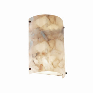 Justice Designs - ALR-5542W-DBRZ - One Light Outdoor Wall Sconce - Alabaster Rocks - Dark Bronze