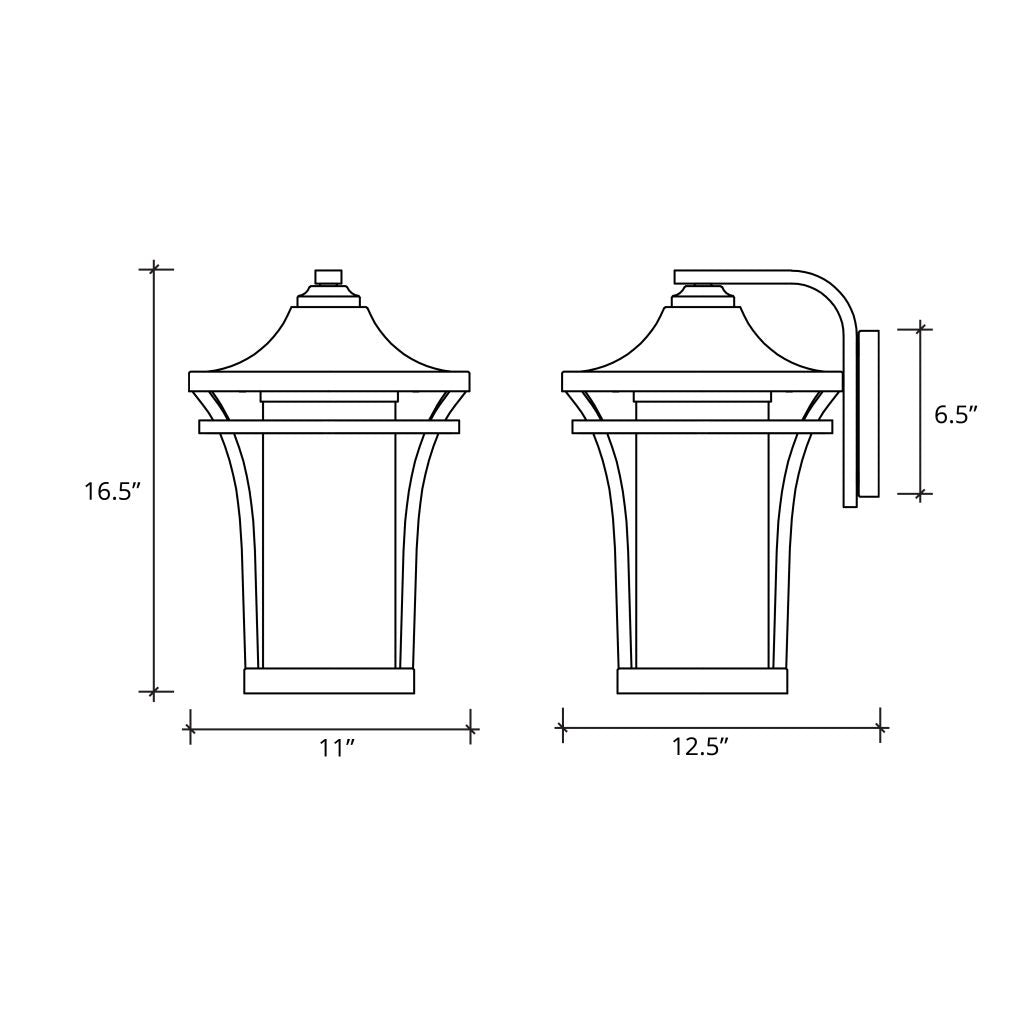 Justice Designs - ALR-7524W-DBRZ-LED1-700 - LED Outdoor Wall Sconce - Alabaster Rocks - Dark Bronze