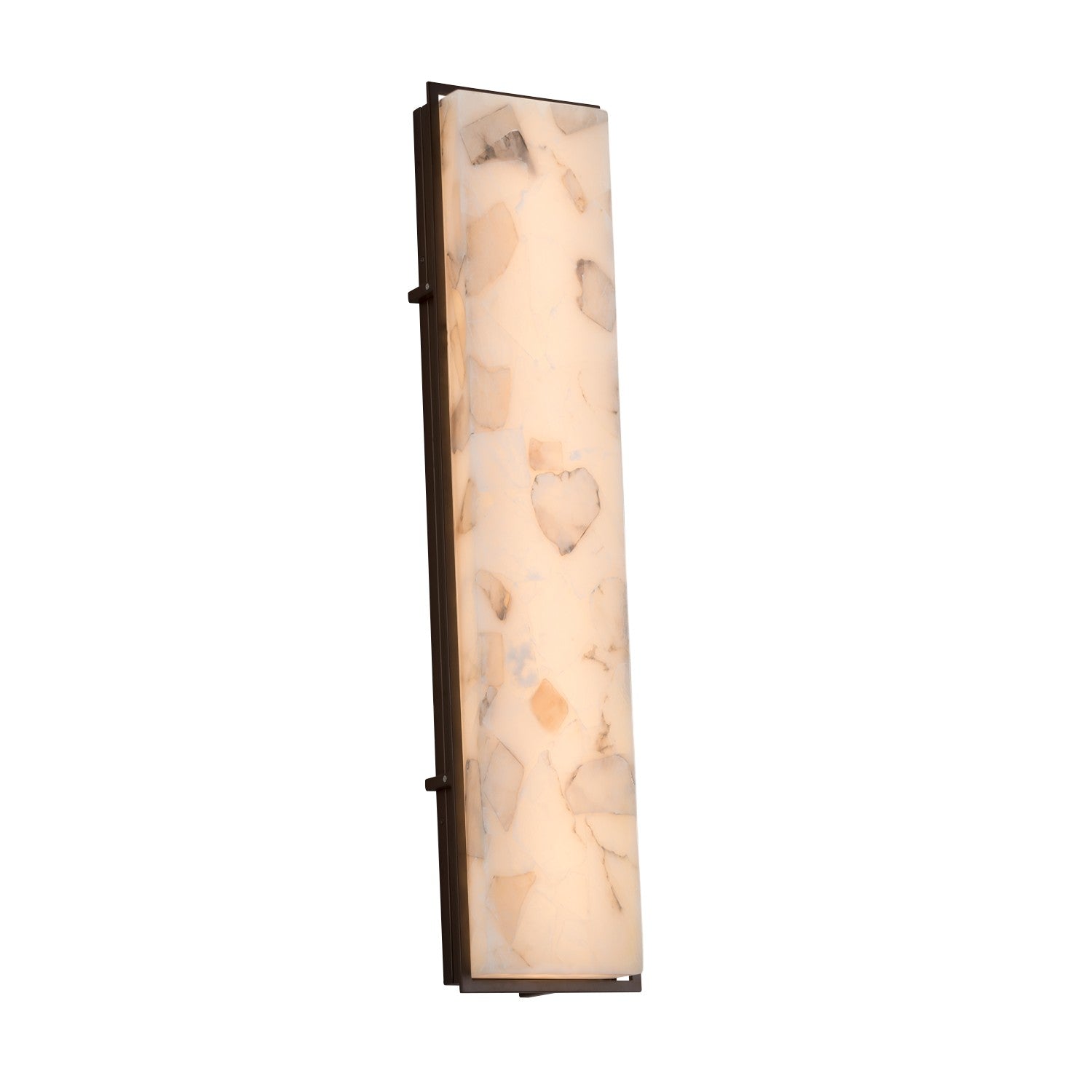 Justice Designs - ALR-7566W-DBRZ - LED Outdoor Wall Sconce - Alabaster Rocks - Dark Bronze