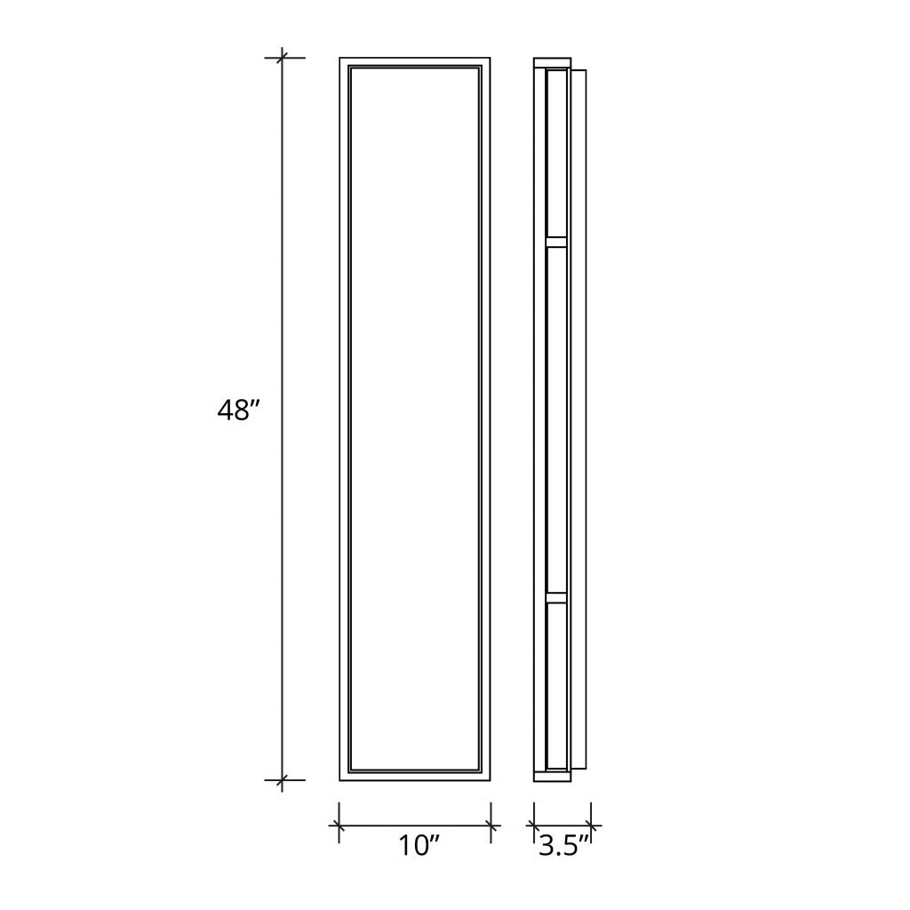 Justice Designs - ALR-7567W-DBRZ - LED Outdoor Wall Sconce - Alabaster Rocks - Dark Bronze