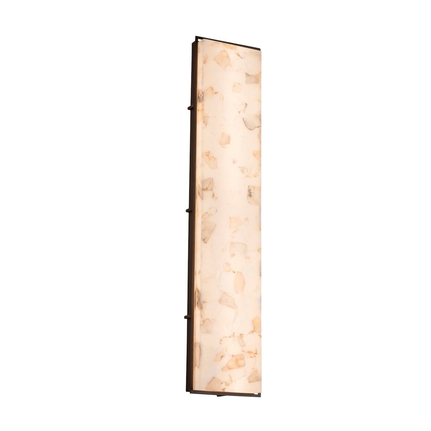 Justice Designs - ALR-7567W-DBRZ - LED Outdoor Wall Sconce - Alabaster Rocks - Dark Bronze