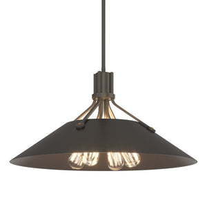 Hubbardton Forge - 136340-SKT-MULT-07-14 - Four Light Pendant - Henry - Dark Smoke