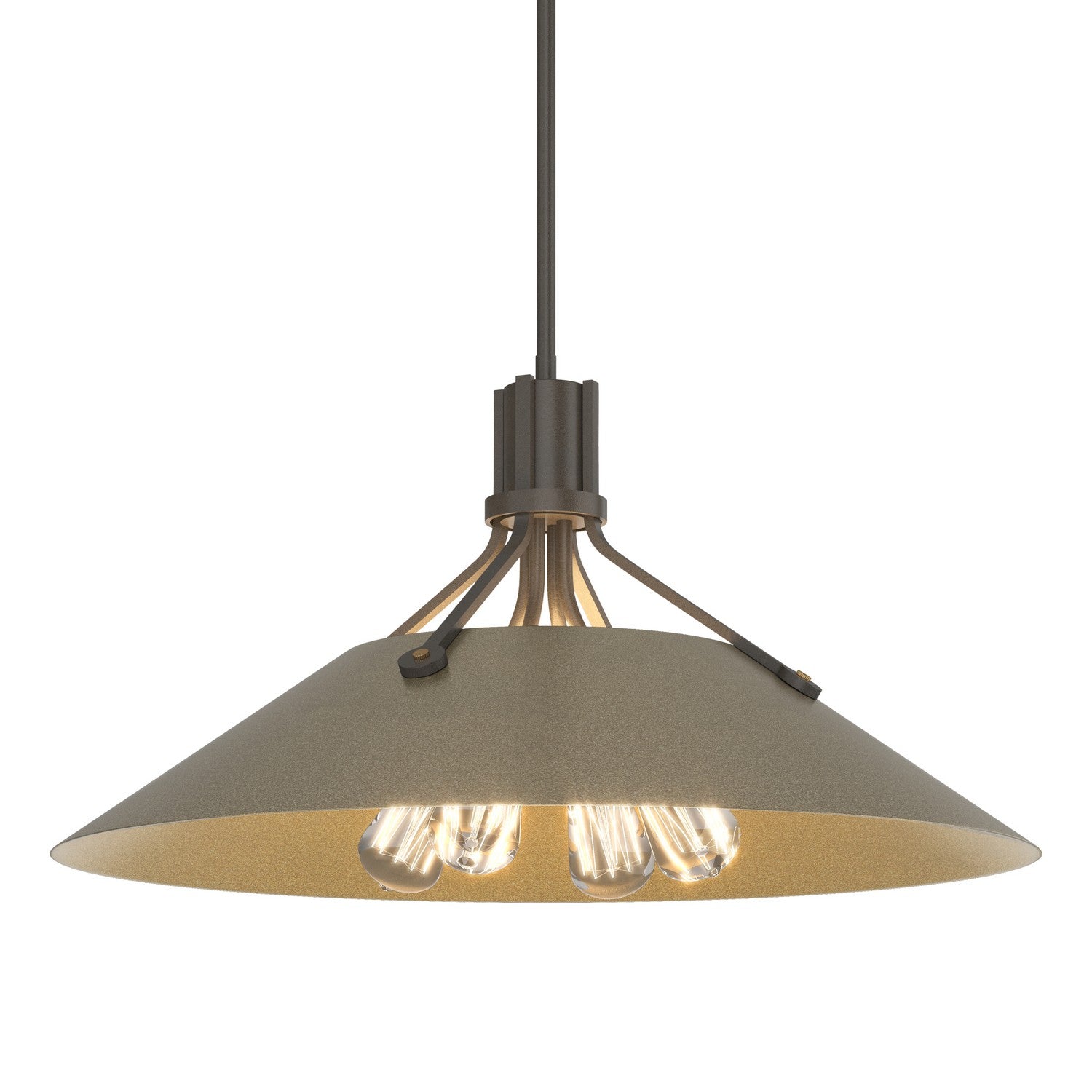 Hubbardton Forge - 136340-SKT-MULT-07-84 - Henry Pendant - Henry - Dark Smoke