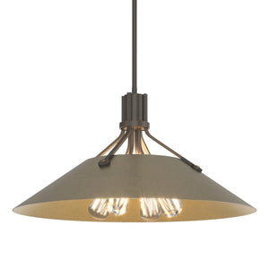 Hubbardton Forge - 136340-SKT-MULT-07-84 - Four Light Pendant - Henry - Dark Smoke