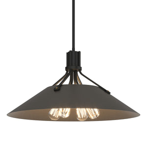 Hubbardton Forge - 136340-SKT-MULT-10-07 - Four Light Pendant - Henry - Black