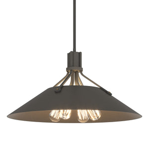 Hubbardton Forge - 136340-SKT-MULT-20-07 - Four Light Pendant - Henry - Natural Iron