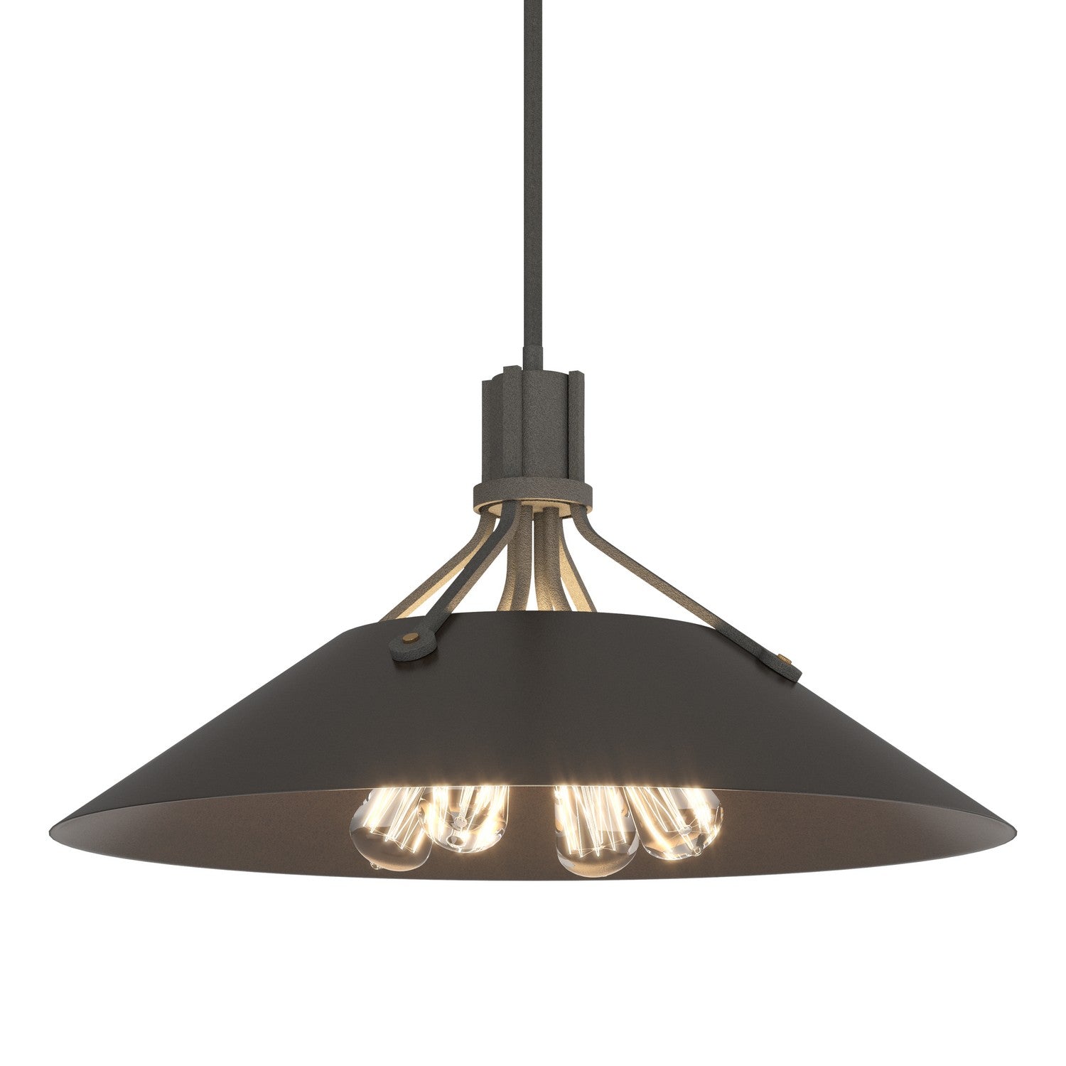 Hubbardton Forge - 136340-SKT-MULT-20-14 - Henry Pendant - Henry - Natural Iron