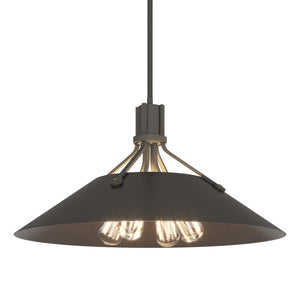 Hubbardton Forge - 136340-SKT-MULT-20-14 - Four Light Pendant - Henry - Natural Iron