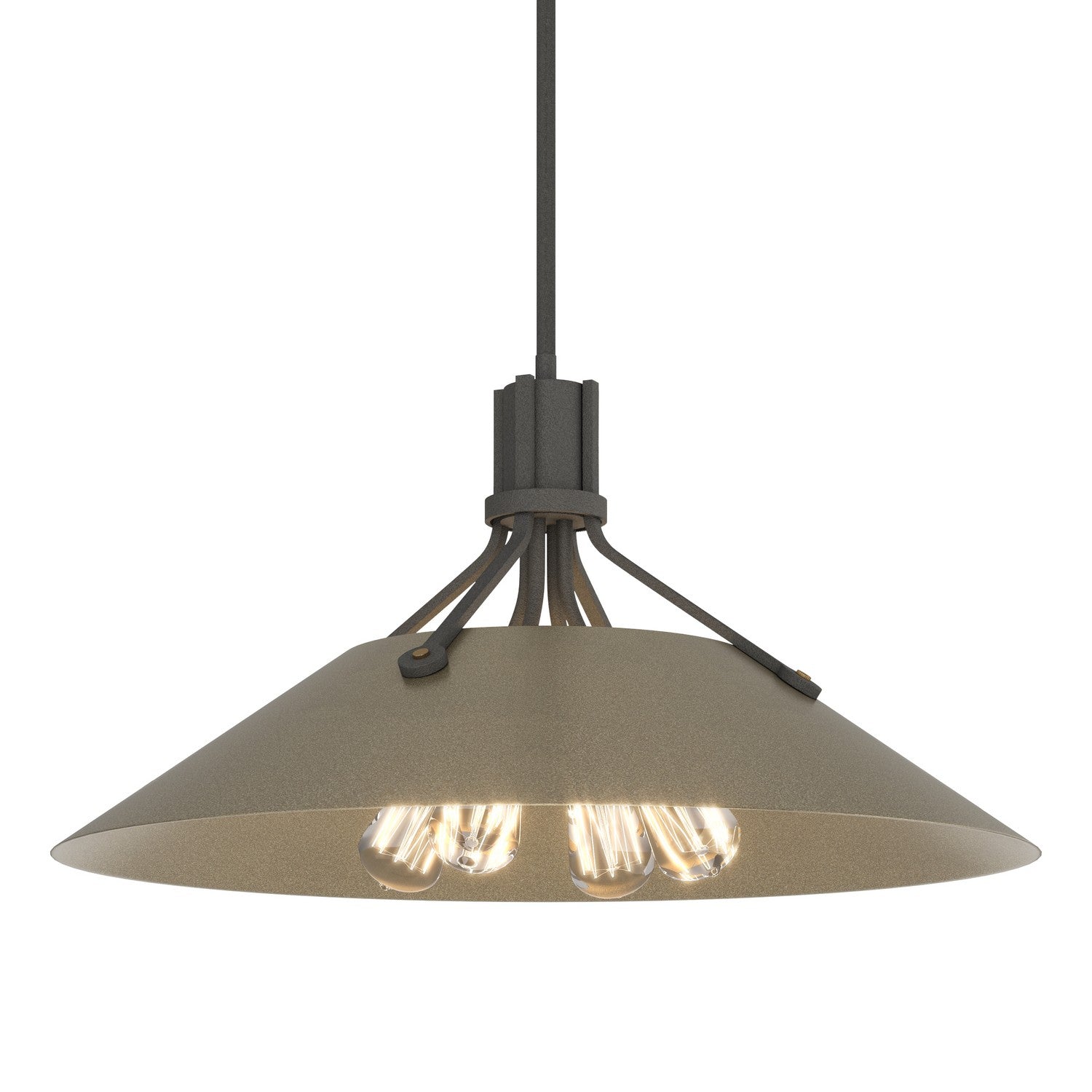 Hubbardton Forge - 136340-SKT-MULT-20-84 - Henry Pendant - Henry - Natural Iron