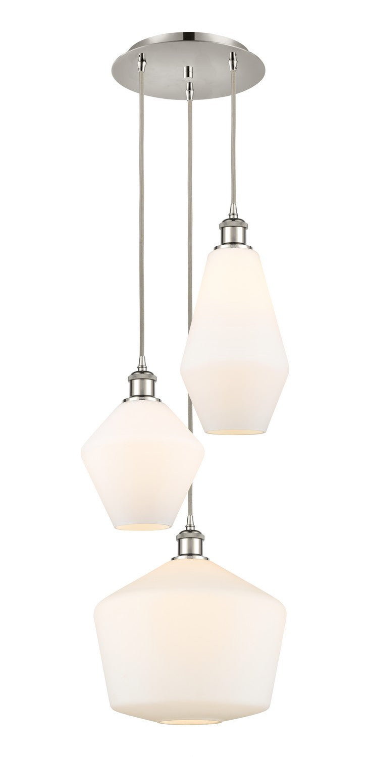 Innovations - 113B-3P-PN-G651-MU - Three Light Pendant - Ballston - Polished Nickel