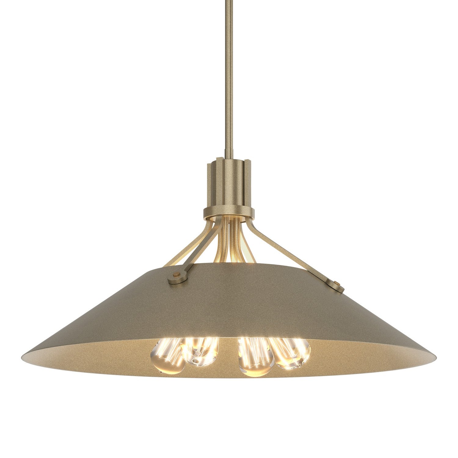 Hubbardton Forge - 136340-SKT-MULT-84-84 - Four Light Pendant - Henry - Soft Gold