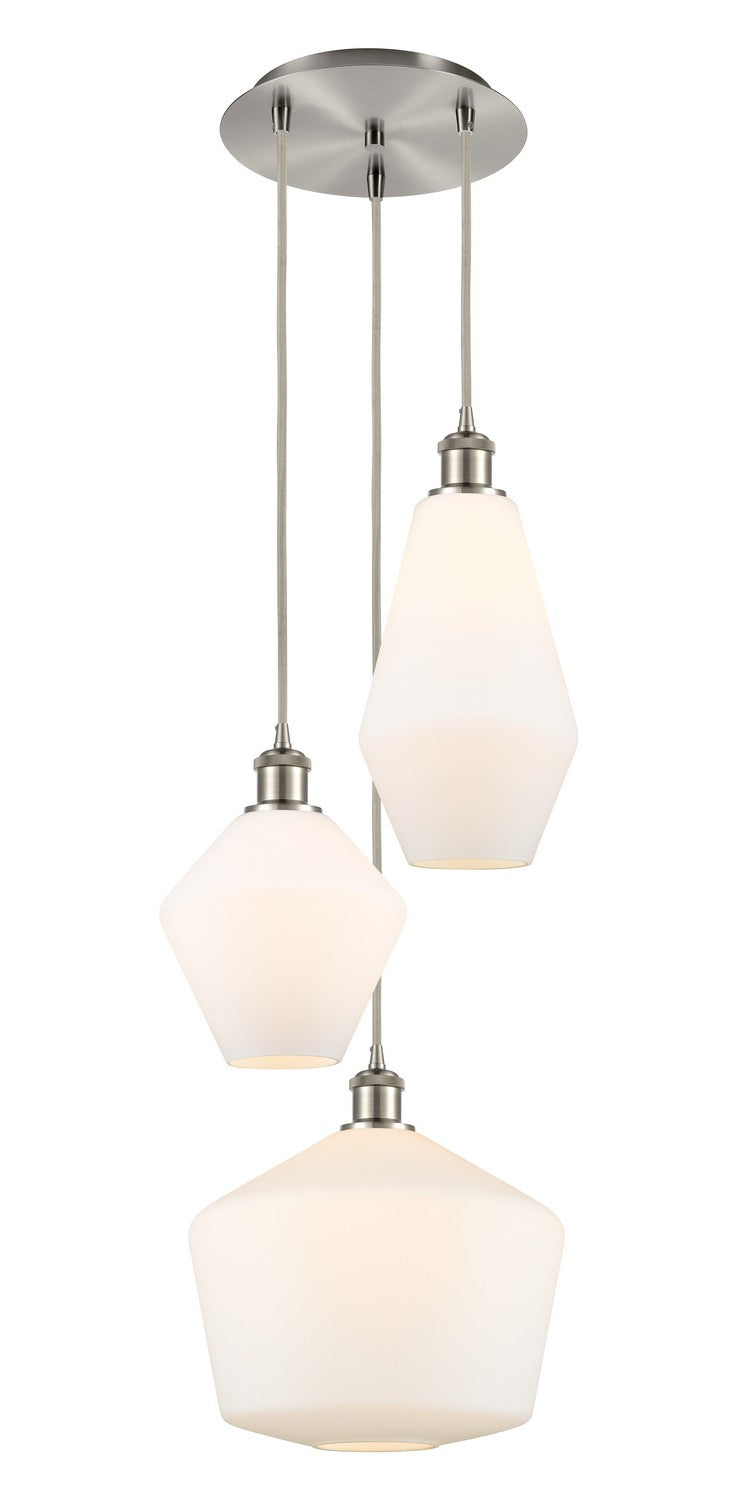 Innovations - 113B-3P-SN-G651-MU - Three Light Pendant - Ballston - Brushed Satin Nickel