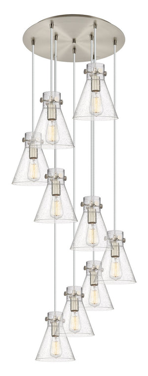 Innovations - 119-410-1PS-SN-G411-8SDY - Seven Light Pendant - Downtown Urban - Brushed Satin Nickel