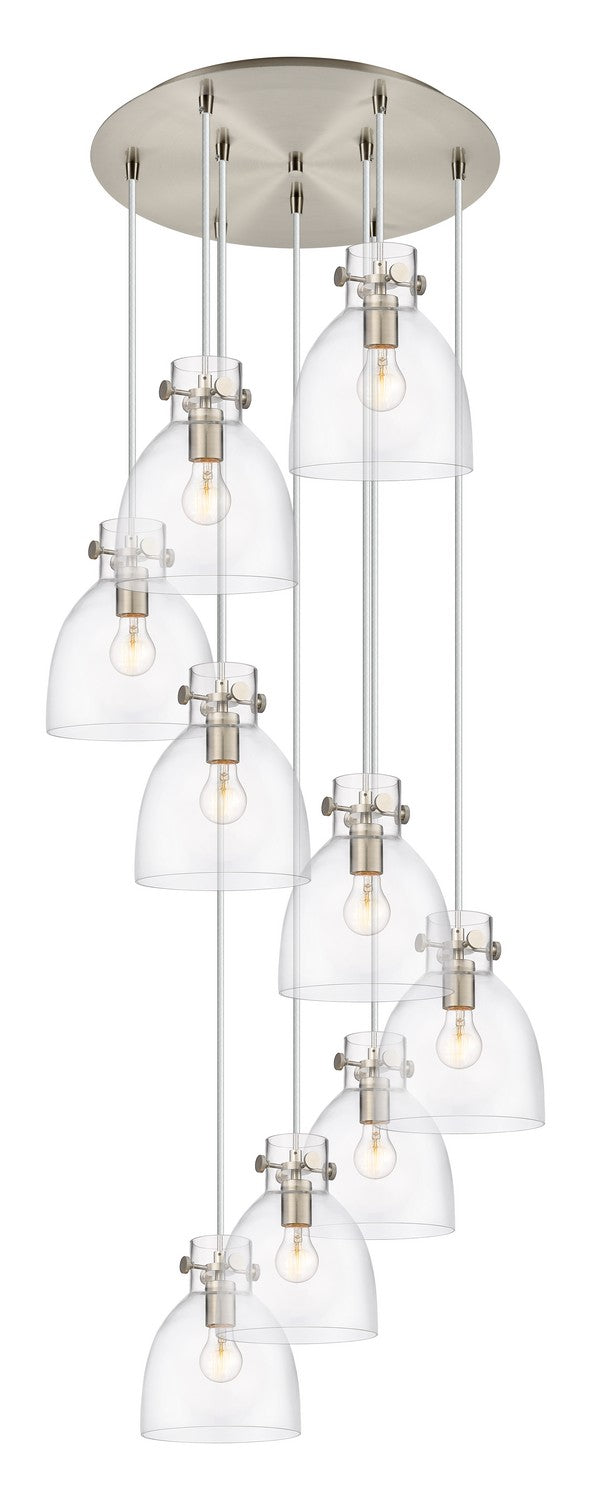 Innovations - 119-410-1PS-SN-G412-8CL - Six Light Pendant - Downtown Urban - Brushed Satin Nickel