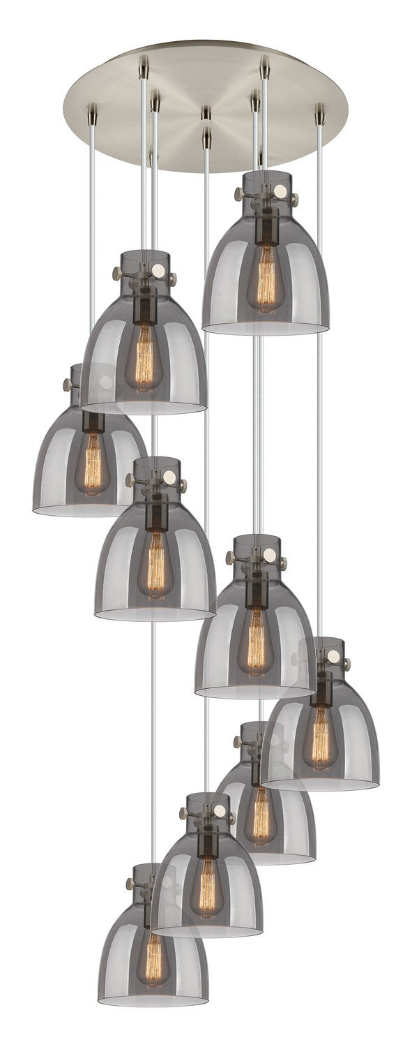 Innovations - 119-410-1PS-SN-G412-8SM - Two Light Pendant - Downtown Urban - Brushed Satin Nickel