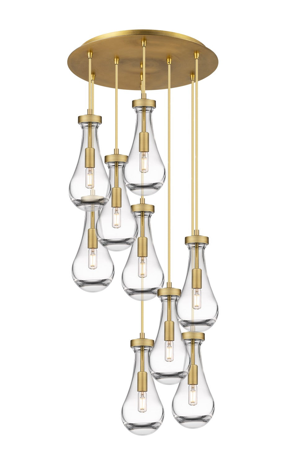 Innovations - 119-451-1P-BB-G451-5CL - LED Pendant - Downtown Urban - Brushed Brass