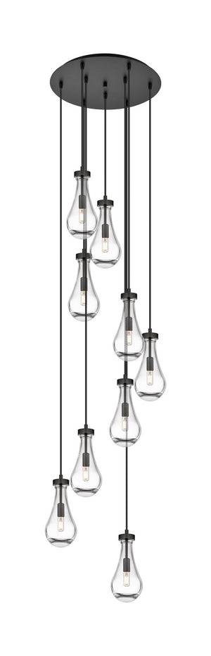 Innovations - 119-451-1P-BK-G451-5CL - LED Pendant - Downtown Urban - Matte Black