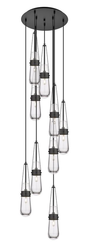 Innovations - 119-452-1P-BK-G452-4CL - LED Pendant - Downtown Urban - Matte Black